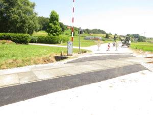 Urejajo križišče Dol-Zibika 1